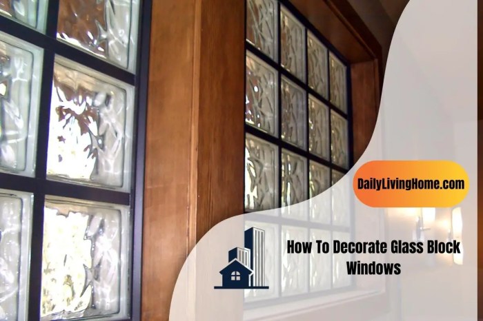 How to decorate block windows