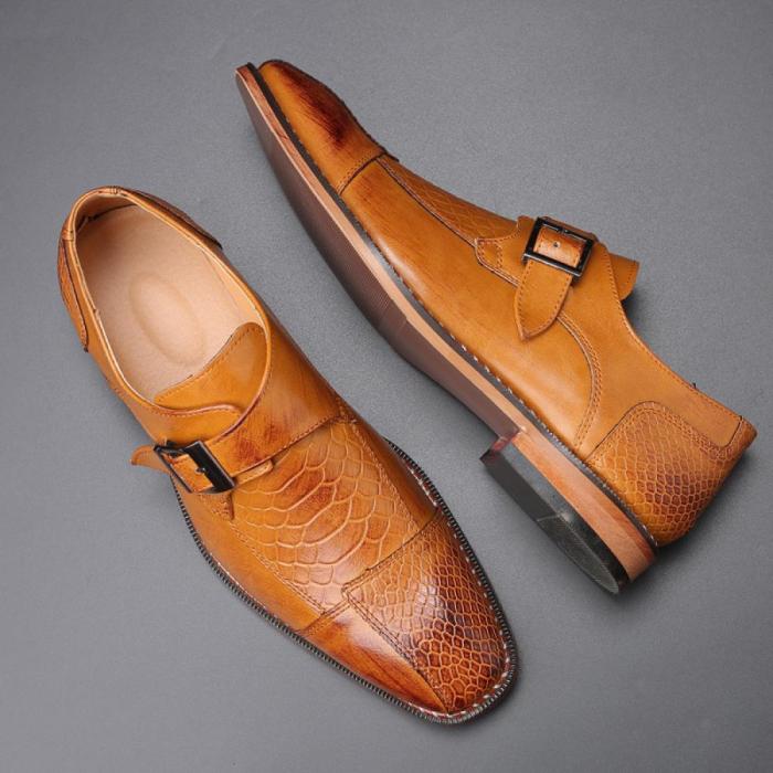 Monk strap men's dress shoes