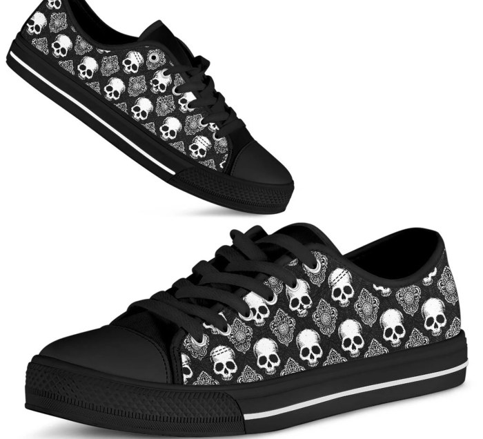 Mens skull dress shoes